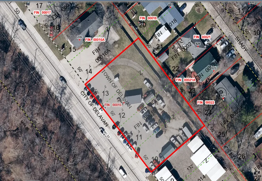 Former Car Lot Location — 222 Highway 50, Delavan