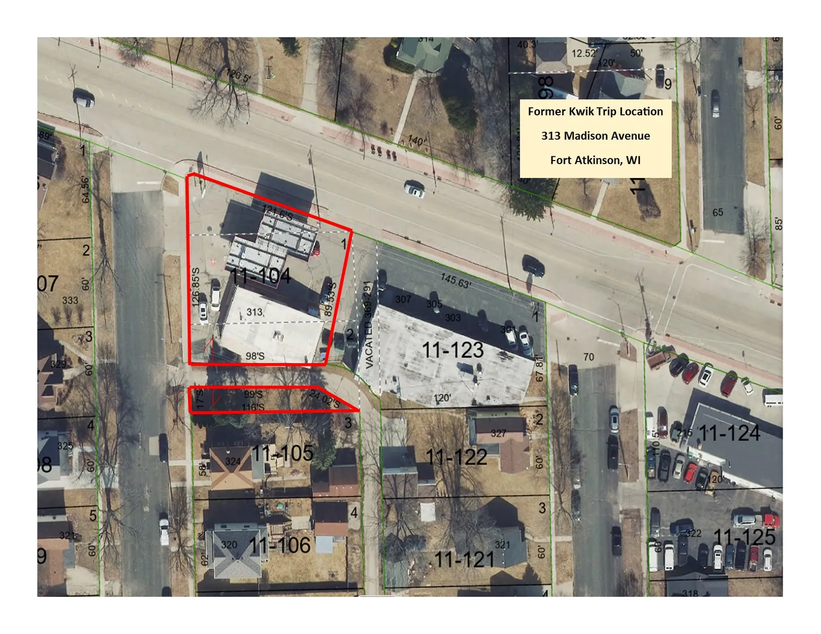 Former Kwik Trip Fort Atkinson — 313 Madison Avenue, Fort Atkinson